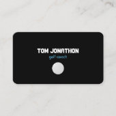 プロのゴルフコーチ名刺 名刺 (正面)