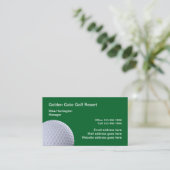 プロのゴルフテーマがデザインされる 名刺 (スタンド正面)