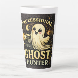 プロのゴーストハンター おもしろハロウィン  カフェラテマグ