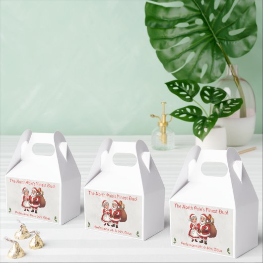 プロのサンタの名刺 ミスター＆ミセス・クロース フェイバーボックス (複数)