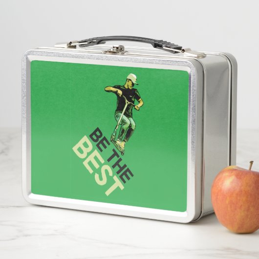 プロのスクーター無料ライダートリックグラス メタルランチボックス (インサイチュ)