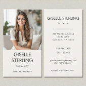 プロのセラピスト 心理士 フォト 名刺