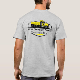 プロのダンプトラック運搬会社  Tシャツ