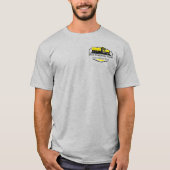 プロのダンプトラック運搬会社 Tシャツ (正面)