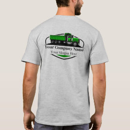 プロのダンプトラック運搬会社  Tシャツ