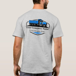 プロのダンプトラック運搬会社  Tシャツ