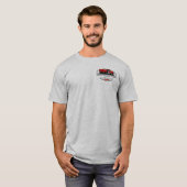 プロのダンプトラック運搬会社 Tシャツ (正面フル)