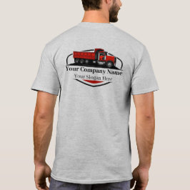 プロのダンプトラック運搬会社  Tシャツ