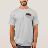 プロのダンプトラック運搬会社 Tシャツ (正面)