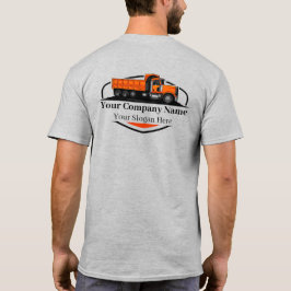 プロのダンプトラック運搬会社  Tシャツ