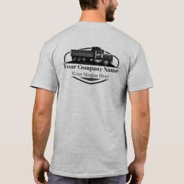 プロのダンプトラック運搬会社  Tシャツ