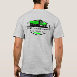 プロのダンプトラック運搬会社  Tシャツ