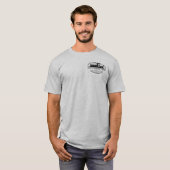 プロのダンプトラック運搬会社 Tシャツ (正面フル)
