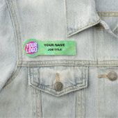 プロのチームルック:ロゴ名タグ(磁気またはピン) 名札 (インサイチュ)