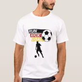 プロのデザインの白い男性のシャツの Tシャツ (正面)