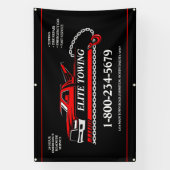 プロのトラック引取サービス 横断幕 (縦)