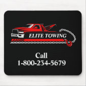 プロのトラック牽引サービス マウスパッド (正面)