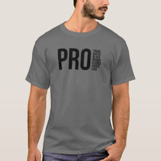 プロのトランス同性愛者ブラックブラウンサイエンスチョイスラブ Tシャツ