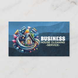 プロのハウス・クリーニング・サービス 家事 名刺