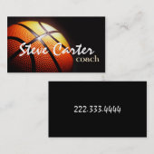 プロのバスケットボールのコーチプレーヤーのトレーディングカード 名刺 (正面/裏面)