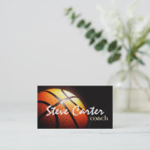 プロのバスケットボールのコーチプレーヤーのトレーディングカード 名刺 (スタンド正面)