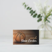 プロのバスケットボールのコーチプレーヤーのトレーディングカード 名刺 (スタンド正面)