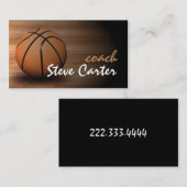 プロのバスケットボールのコーチプレーヤーのトレーディングカード 名刺 (正面/裏面)