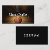 プロのバスケットボールのコーチプレーヤーのトレーディングカード 名刺 (正面/裏面)