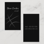 プロのバスケットボールコーチ/プレーヤーカード コーリングカード (正面/裏面)