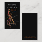 プロのバスケットボールコーチ/プレーヤーカード 名刺 (正面/裏面)