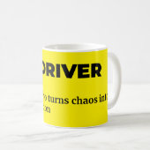 プロのバス運転手の定義 コーヒーマグカップ (正面右)