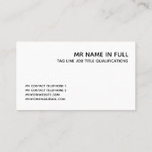 プロのブランドロゴデザインQRCODEテンプレート 名刺 (裏面)