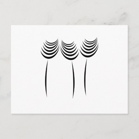 プロのマスターガーデナー フローラル ファッション ロゴ ポストカード (正面)