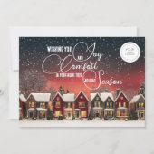 プロの不動産チームの写真カスタムロゴ シーズンカード (正面)