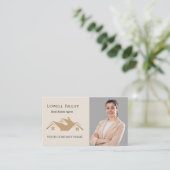 プロの不動産プロモーション用不動産ロゴ 名刺 (スタンド正面)