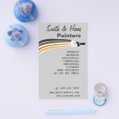 プロの住宅ペンキ職人 チラシ (シングル)