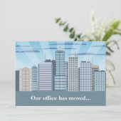 プロの住所変更 現代オフィス移転 案内状 (スタンド正面)