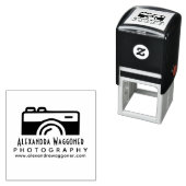 プロの写真家 カメラ #1 ビジネス ロゴ セルフインキングスタンプ (インサイチュ)