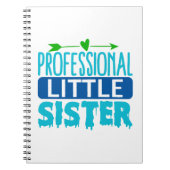 プロの妹 青いペンキのしずく ノートブック (正面)