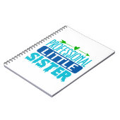 プロの妹 青いペンキ垂れ ノートブック (左側)