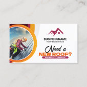 プロの屋根修理・設置サービス 名刺 (正面)