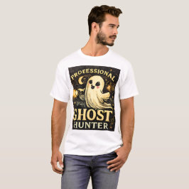 プロの幽霊ハンター ハロウィン グラフィック Tシャツ