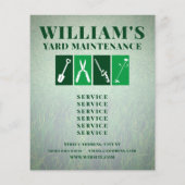 プロの庭メンテナンス道具 チラシ (裏面)