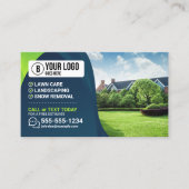 プロの庭園管理 造園 ガーデニング ツリー 名刺 (正面)