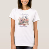 プロの本の虫 Tシャツ (正面)