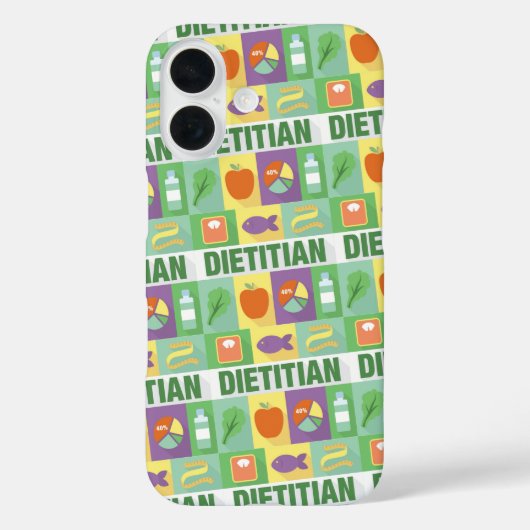 プロの栄養士 アイコン デザイン Case-Mate iPhoneケース (裏面)