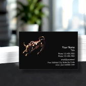 プロの株式トレーダー ウォールストリートブル 名刺