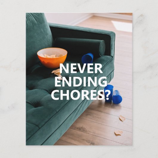 プロの清掃サービスパンフレット チラシ (正面)