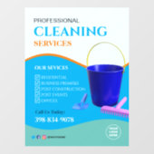 プロの清掃サービス ウィンドウクリング ウィンドウサイン (シート)