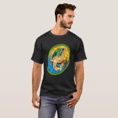 プロの漁師のための大きな魚の釣りベスト Tシャツ (正面フル)